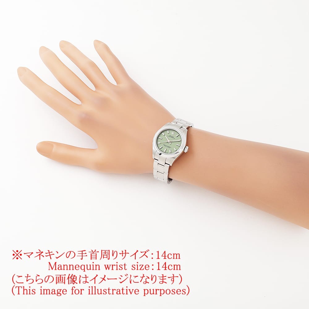ROLEX oyster perpetual 28 276200 pistachio Random Number second hand Women