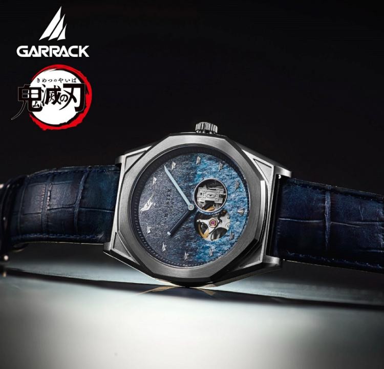 GARRACK Demon Slayer Muichiro Tokito Auto Watch SMS-41-KY-TM Japan Box