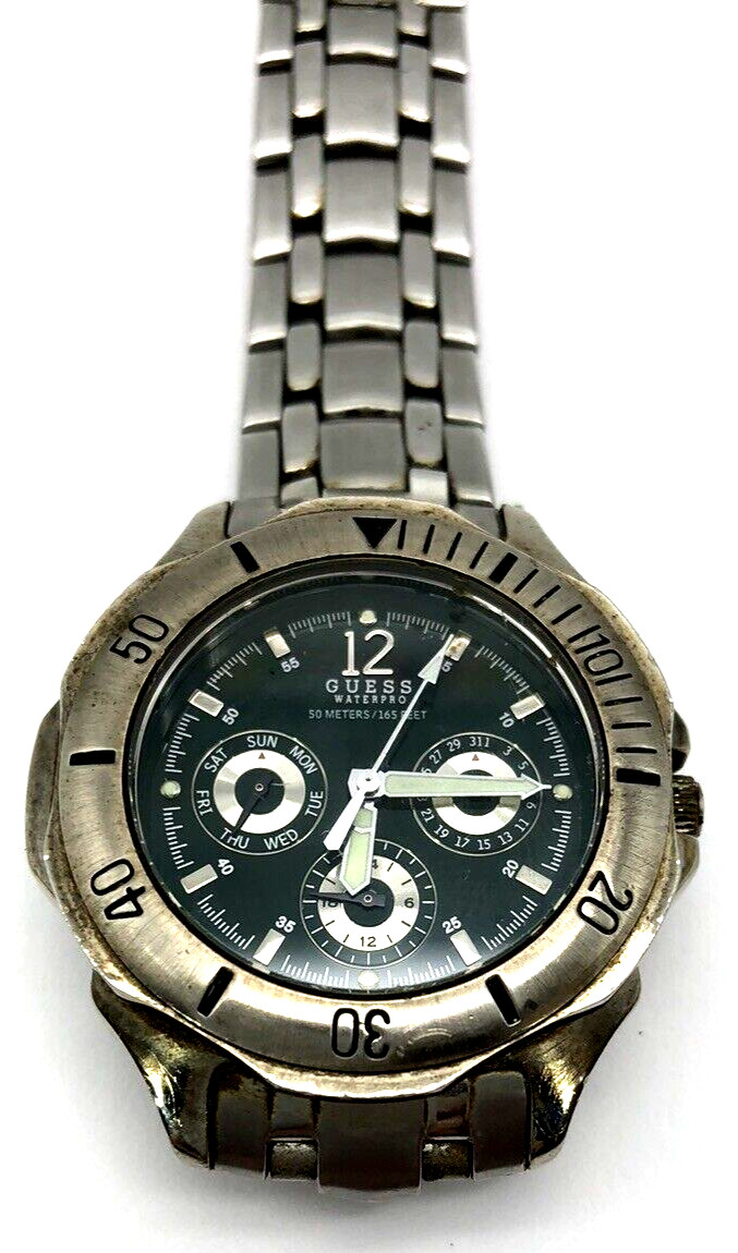 GUESS WaterPro – 50 Meter/165 Feet Water Resistant Watch