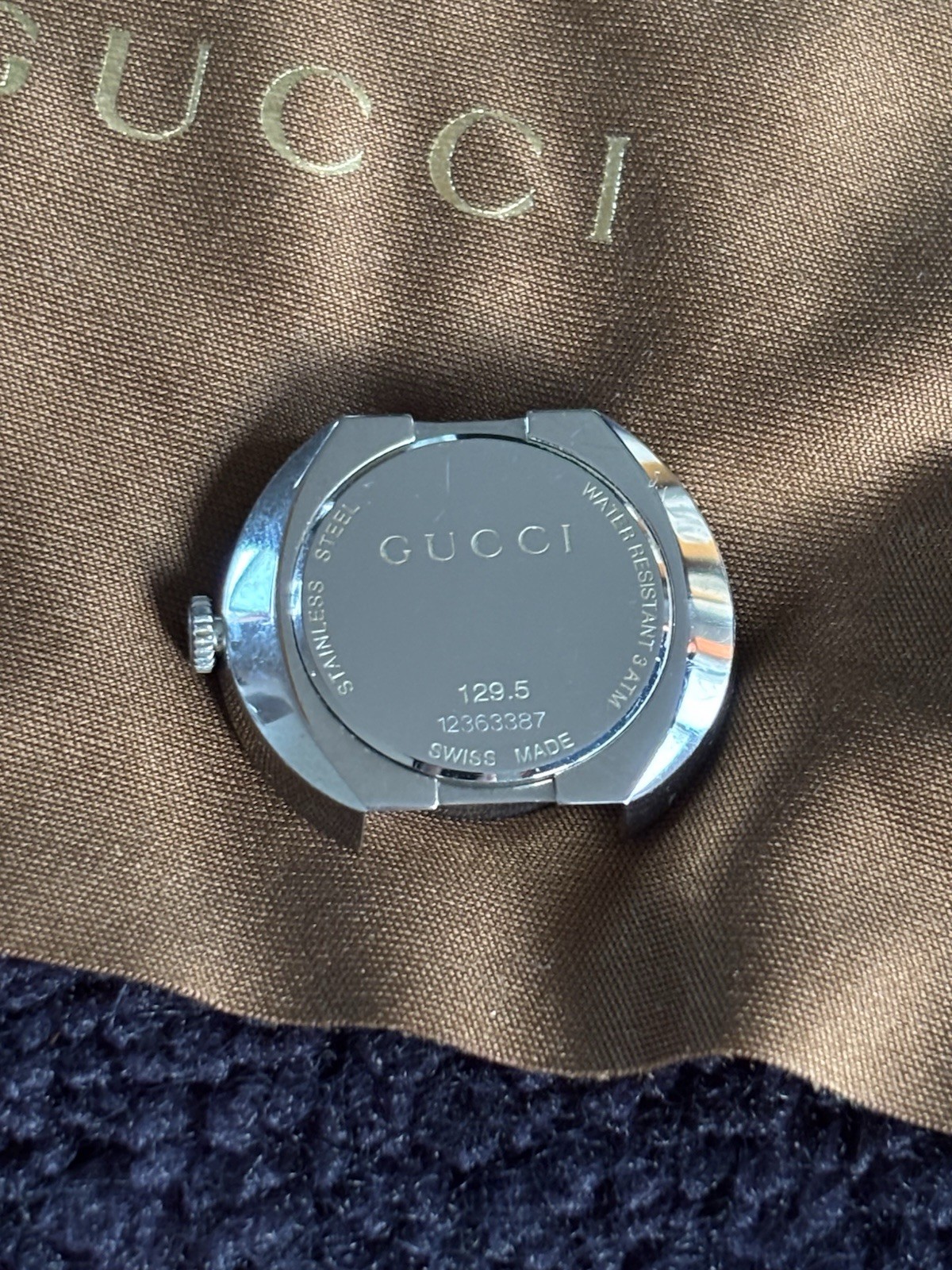 Gucci U-Play 129.5 ladies watch with 3 X stunning straps/bezels, In original box