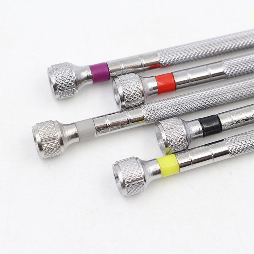 5 Piece Watch Maker Jeweller Screwdriver Set 0.8mm, 1.0mm, 1.2mm, 1.4mm, 1.6mm