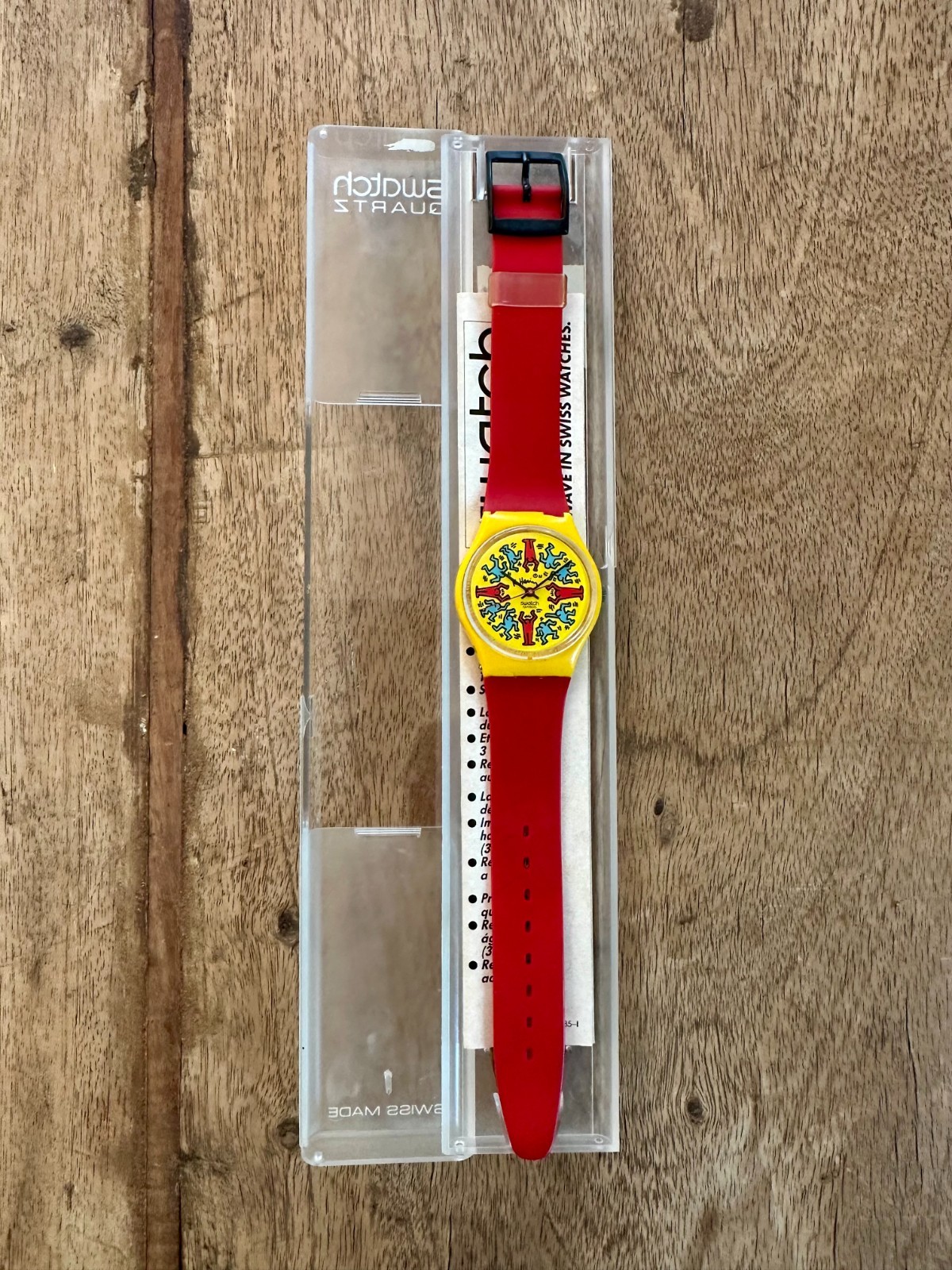 1985 Swatch Watch by Keith Haring – Rare / Collectable
