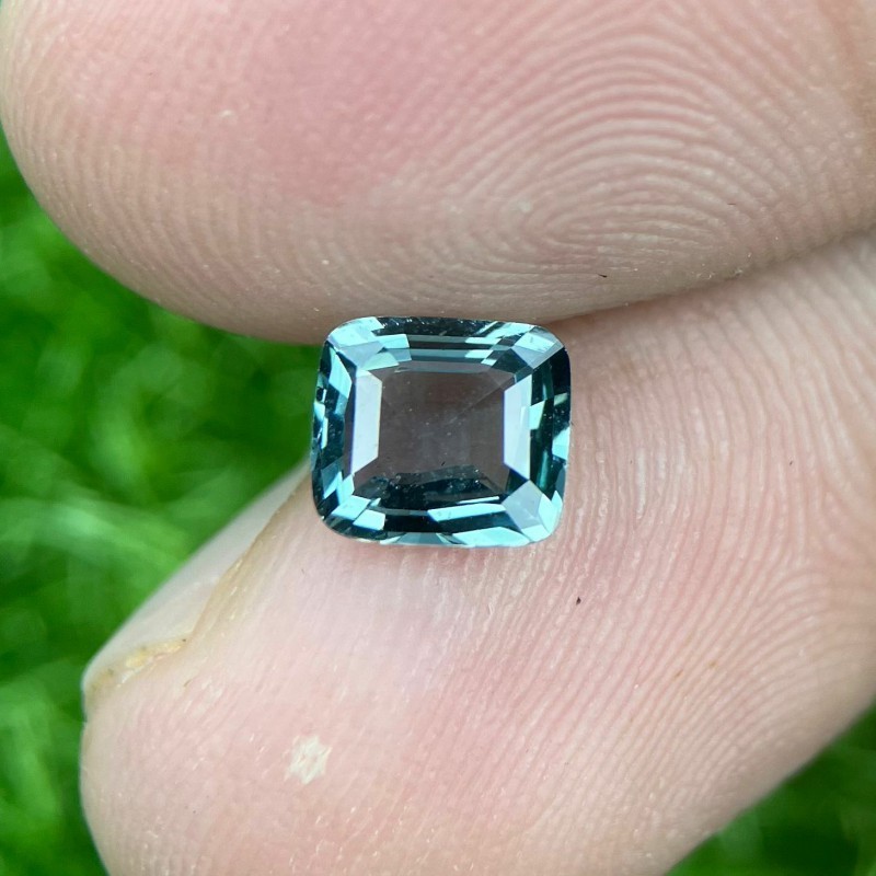 1.07 Cts | natural loose|Teal Sapphire | green | Octagon Shape | Step cut