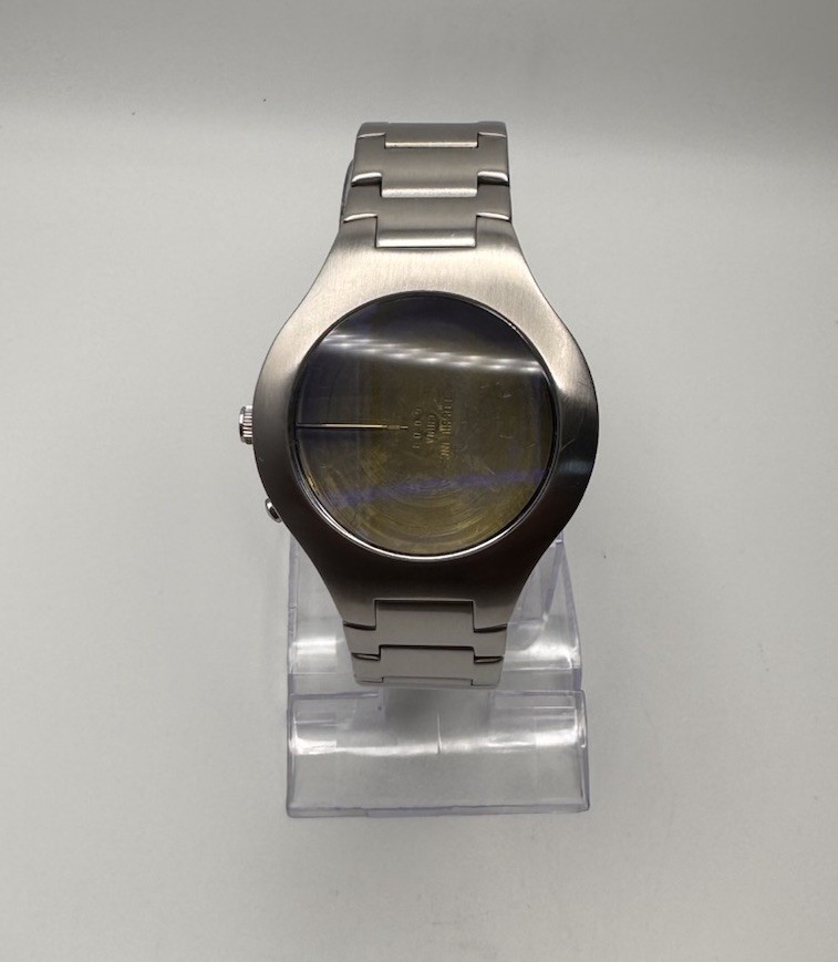 FOSSIL Big Tic JR-8052 Digital Analog Deep Blue Mens Wrist Watch NO Movement