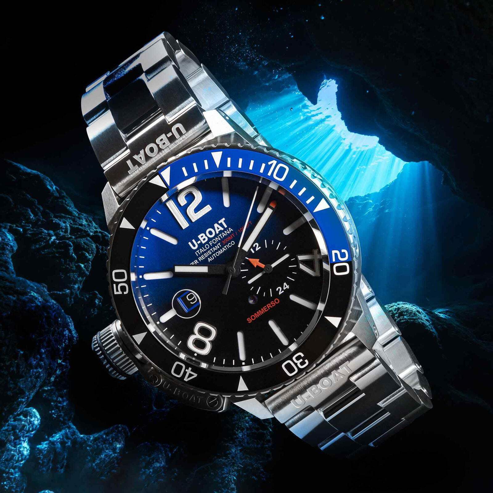 U-Boat 9519/MT Sommerso Ceramic Blue Watch