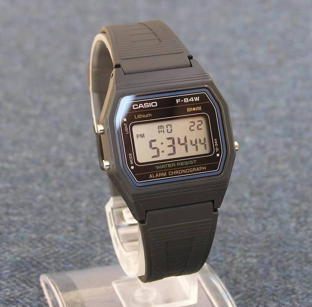 Casio Collection Watch, F-84W-1QJH, Men’s, Black, Authentic Japanese Product