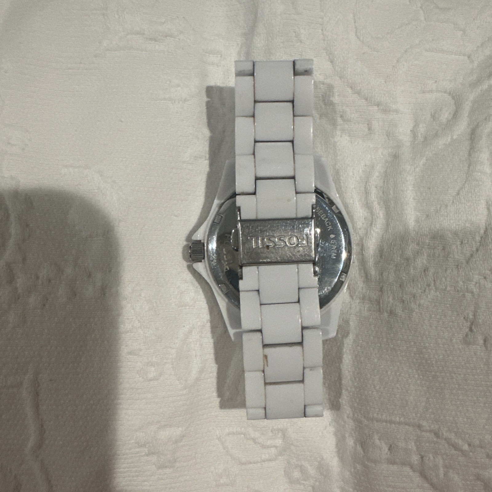 Fossil Riley ES3252 Women’s Resin Analog Dial Quartz Genuine Wrist Watch