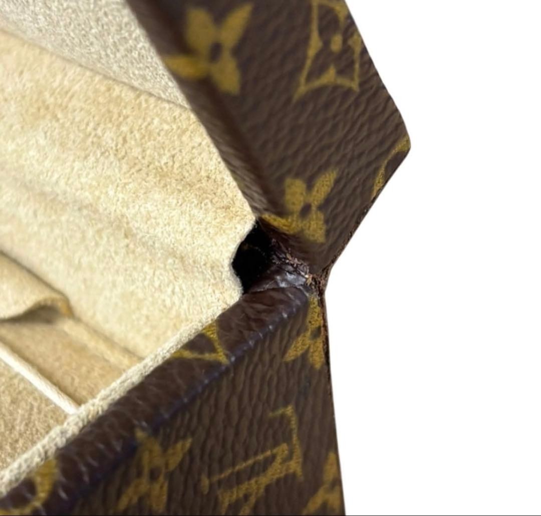 Louis Vuitton Monogram Ecrin Declaration Jewelry Case M21010 Brown LV Auth Japan
