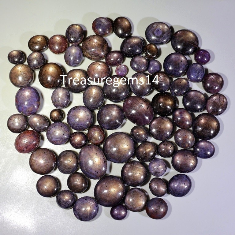 250 Crt WHOLESALE LOT RUBY STAR SAPPHIRE CABOCHON GEMSTONE AAAA