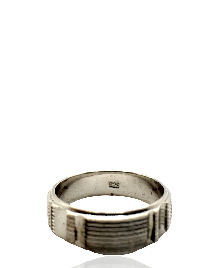 ::925 SILVER RING FILIGREE RELIEF °SIZE 52° JEWELLERY DESIGN CLASSY VINTAGE HALLMARK