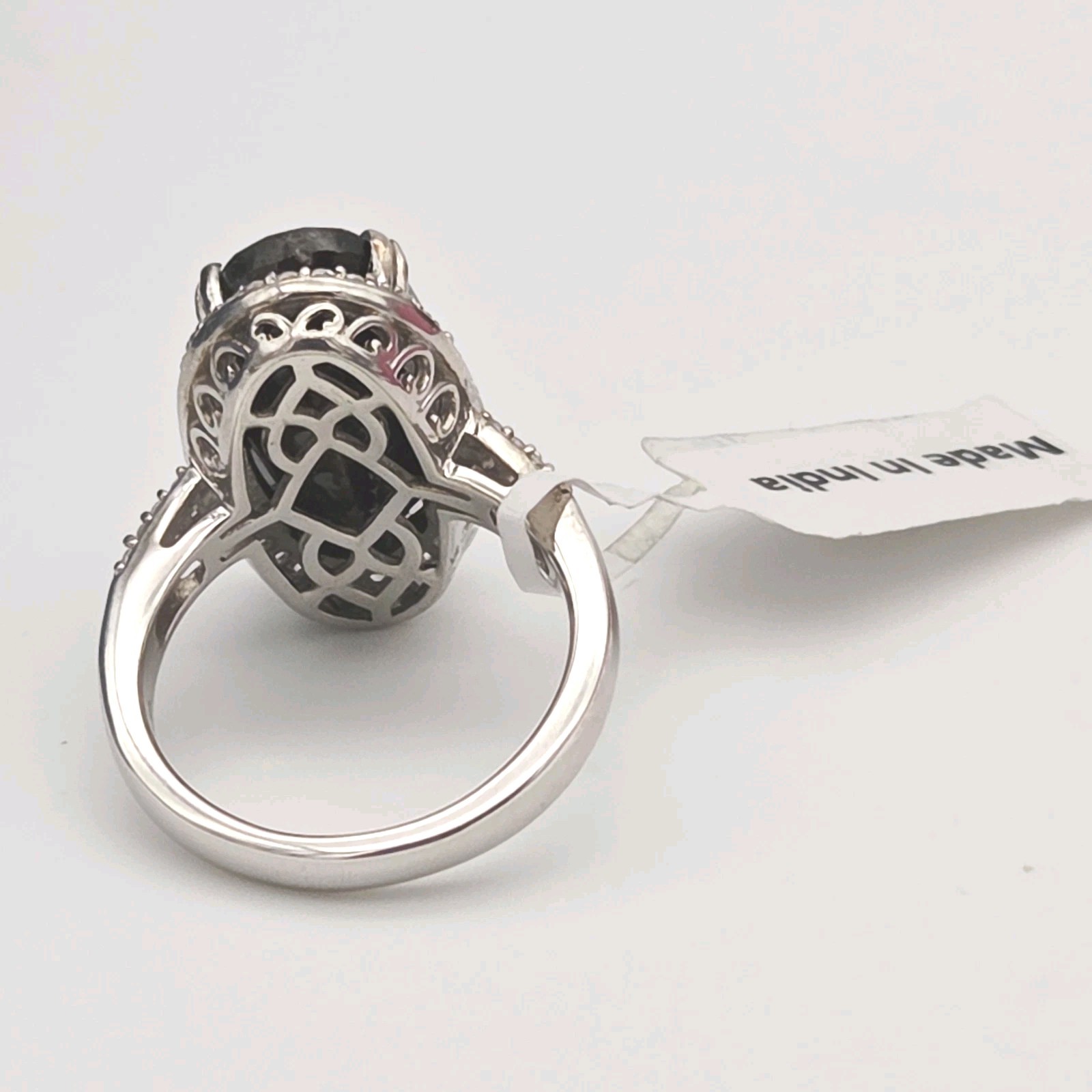 Chuck Clemency GEM TREASURES Sable Sapphire Ring LARGE Designer Evine ShopHQ 925