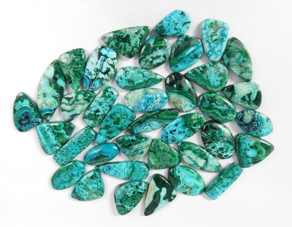 Mix Shape Azurite Malachite Pendant, Necklace Jewelry Making Gemstone 71243