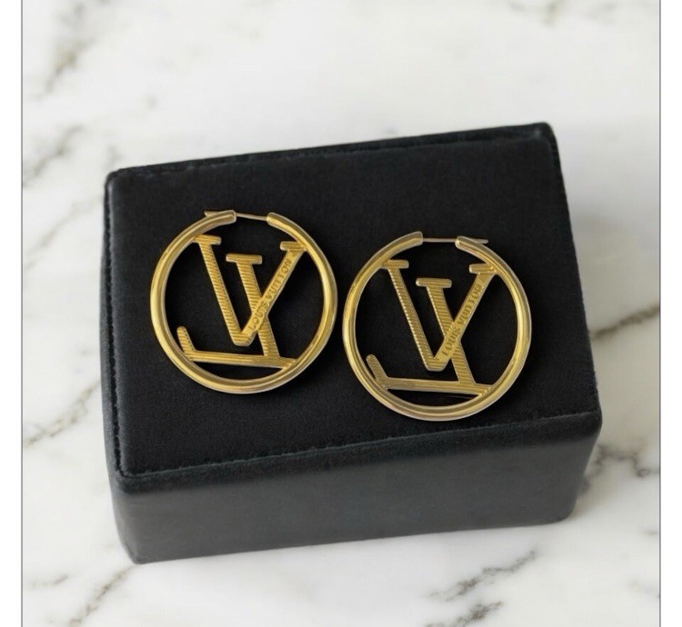 Fashion Silver or Gold Hoops Luxury Statement Earrings