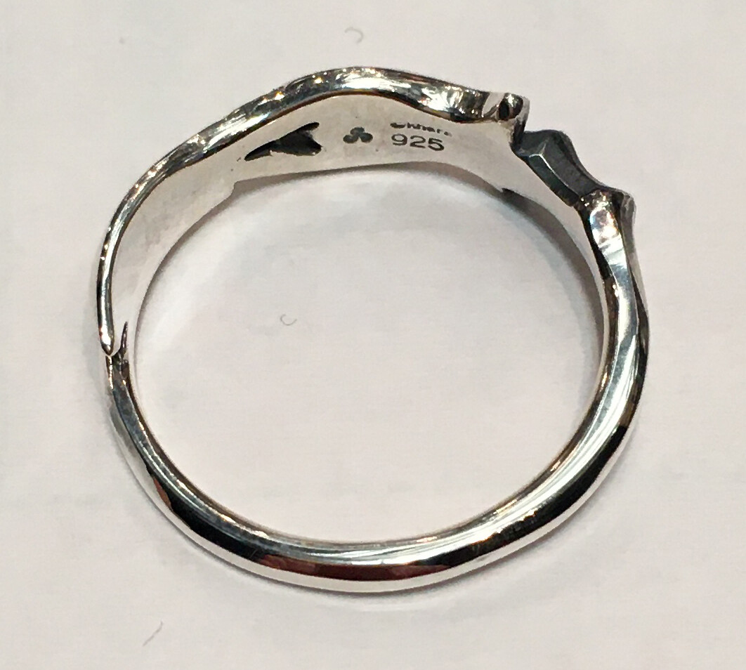 Neon Genesis EVANGELION Lanse of Cassius 925 Silver Ring #15（5.6cm)