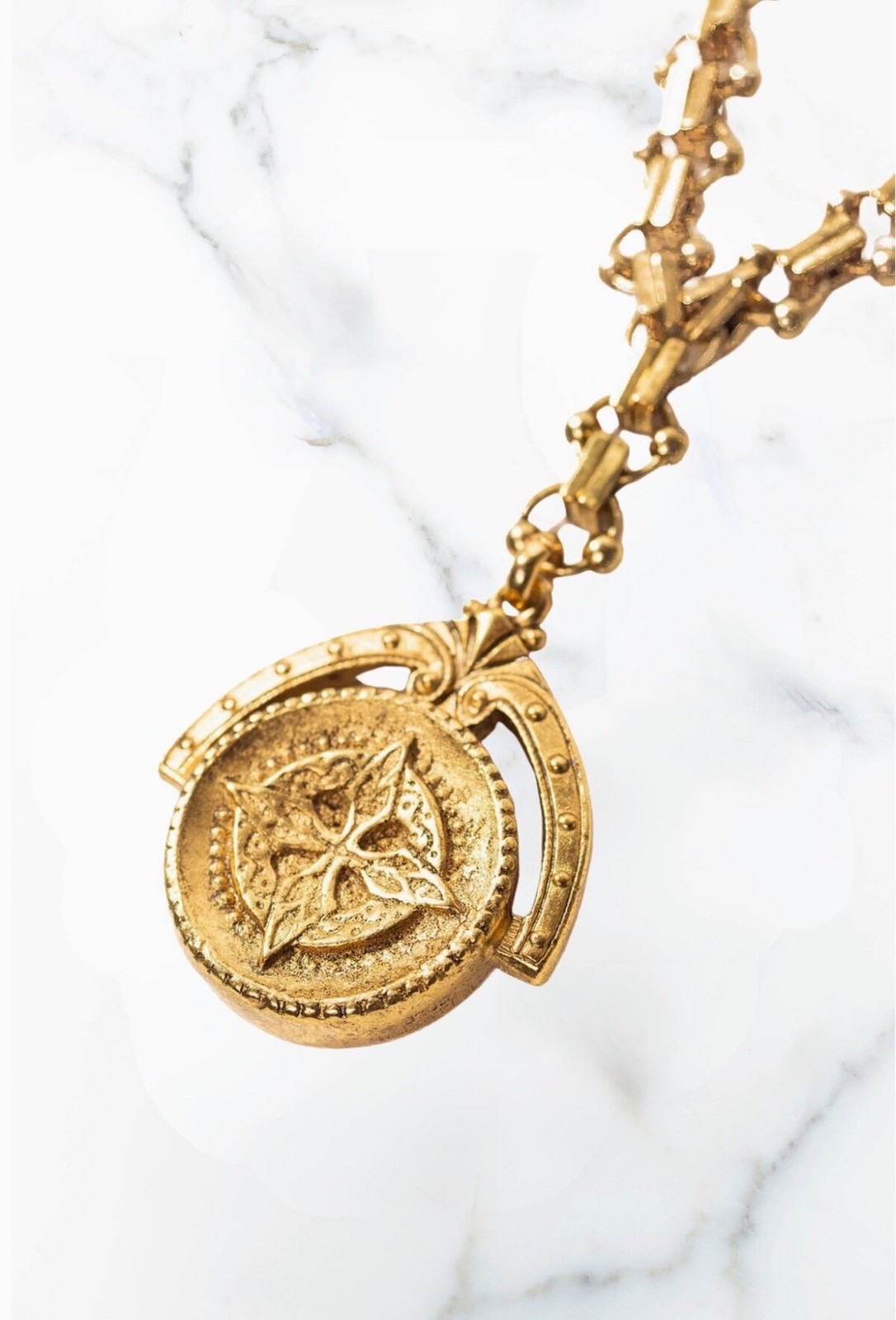 Elizabeth Cole Jewelry Shavon Necklace 24K Gold Plated