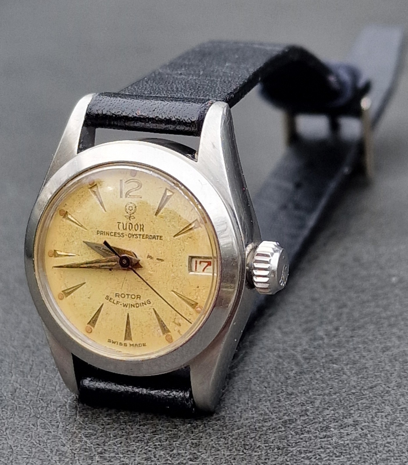 Tudor Princess Oysterdate Automatic 24mm Stainless Steel Wristwatch