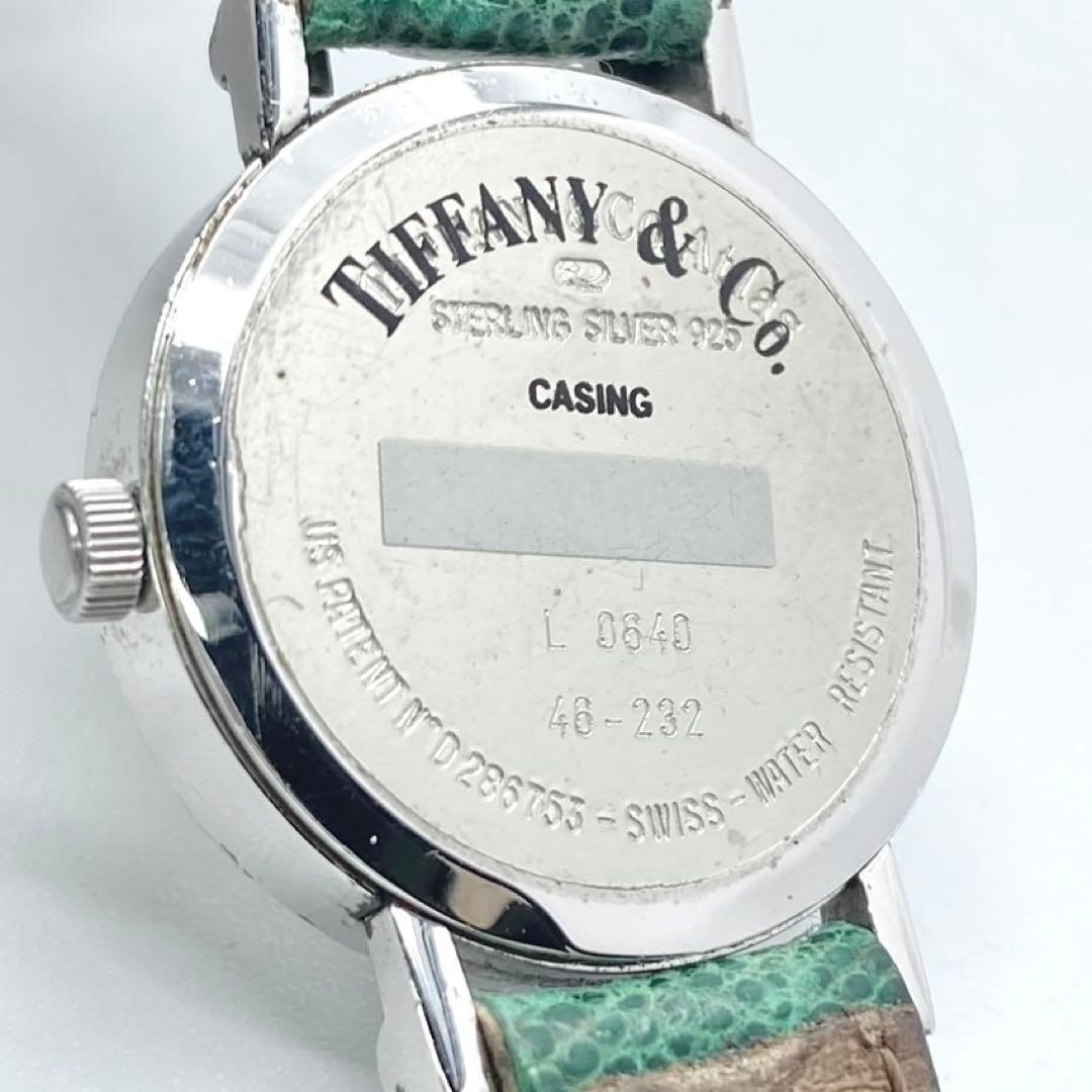 Tiffany Atlas Ladies Silver Quartz Wristwatch sv925 Japan Non-Working 0714510