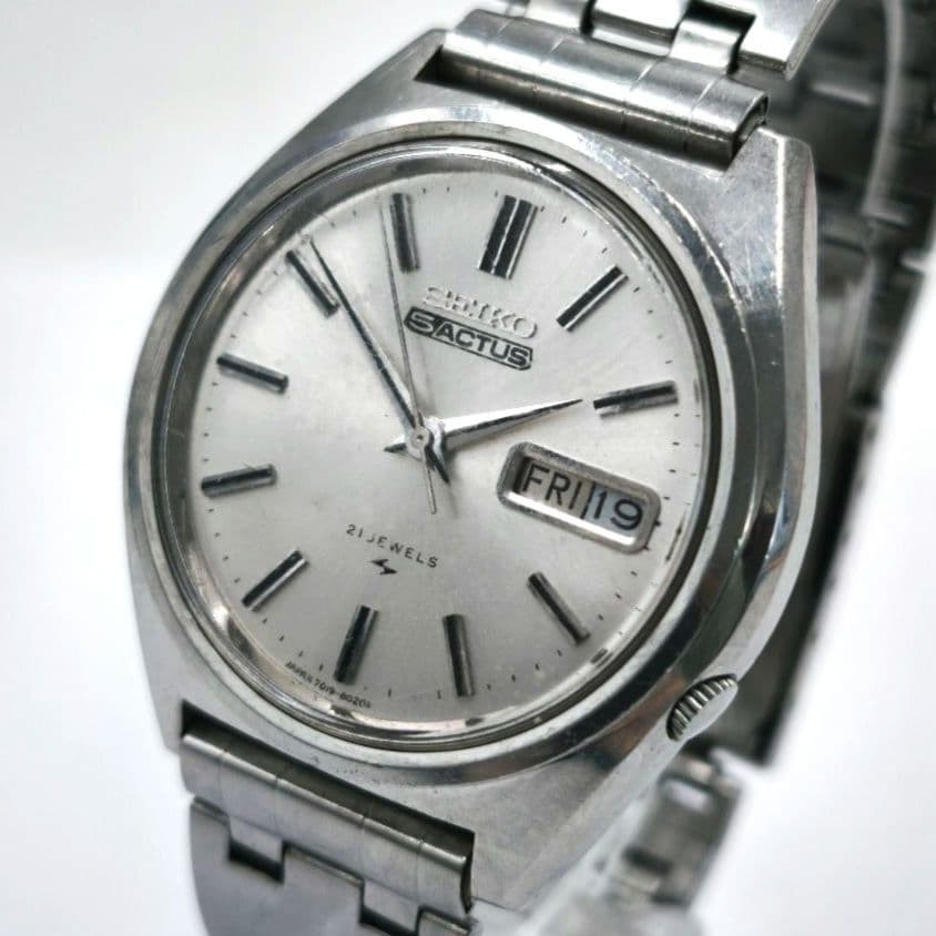 [High-end, fully functional] Seiko 5 Automatic Day-Date Watch 7019-8010