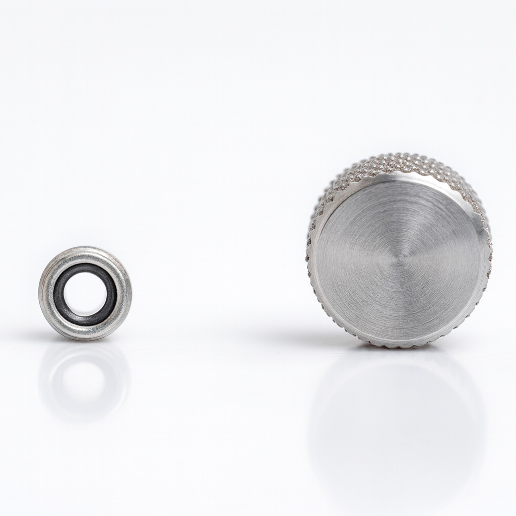 Silver Screw Crown | 7.4mm – Universal Fit | Luxury Watch Repair Part