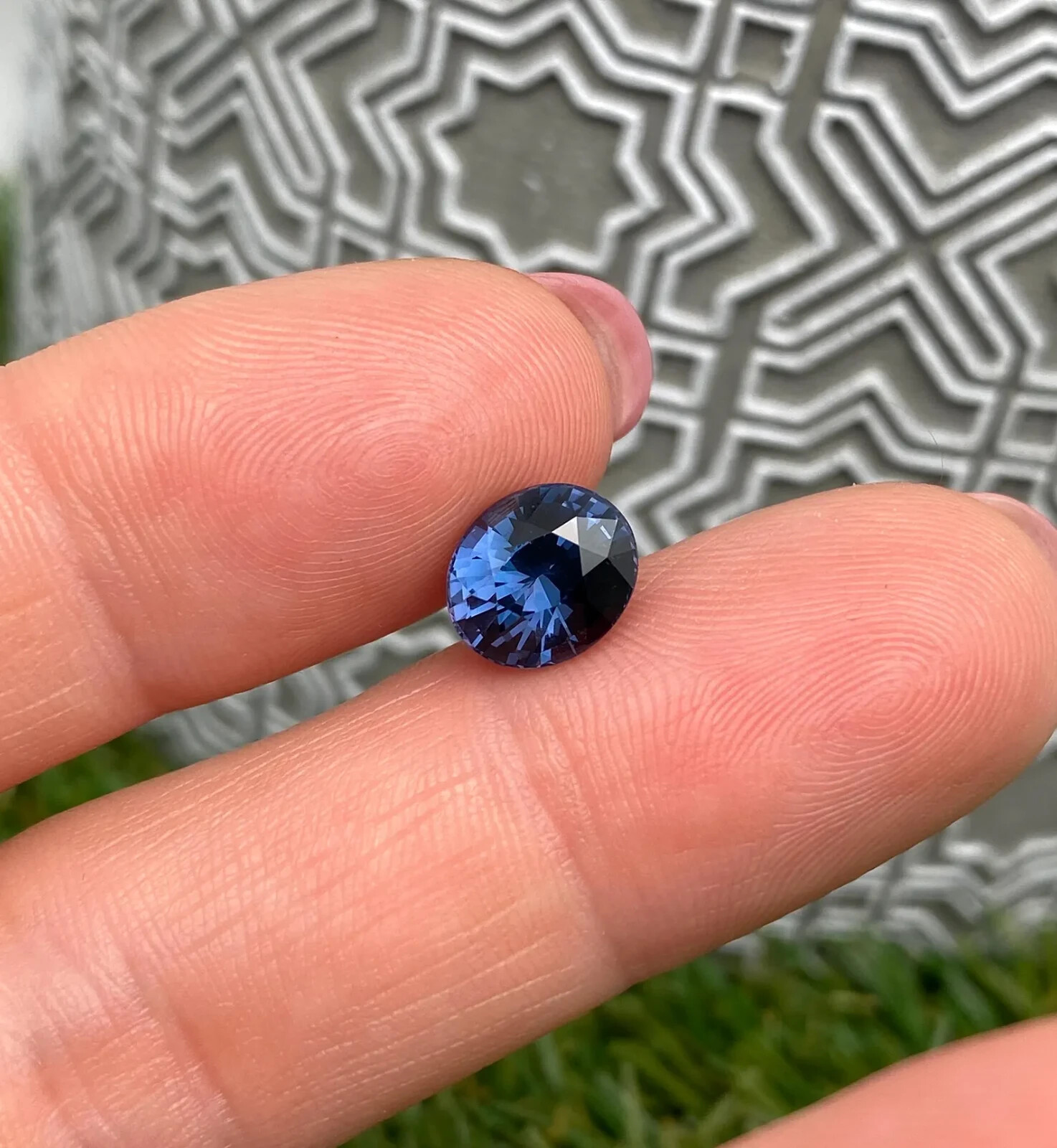 Spinel Cobalt VIVID Blue 2.99Ct natural gemstone, Oval cut, Tanzania Certificate