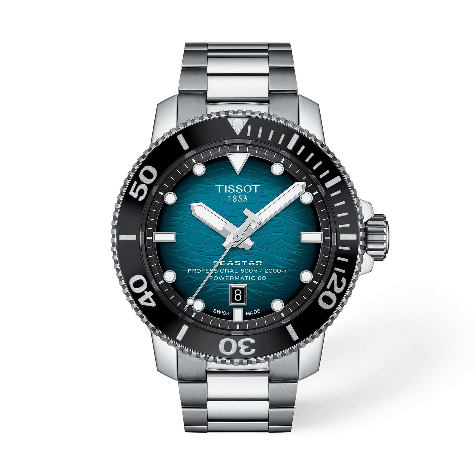 Tissot Seastar 2000 T120.607.11.041.00 Blue Gradient Automatic Watch – No Box