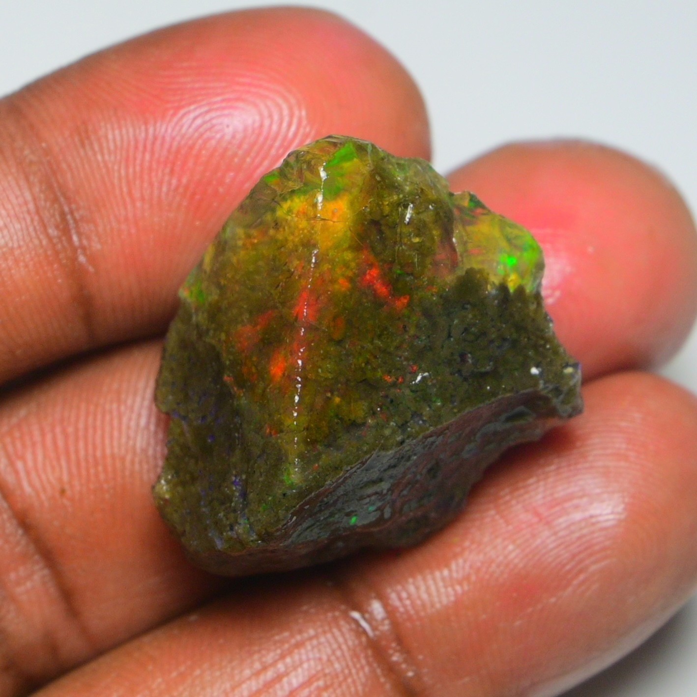 Opal Rough 40.55 Ct Natural Ethiopian Raw, Crystal Opal Specimen, Opal Gemstone