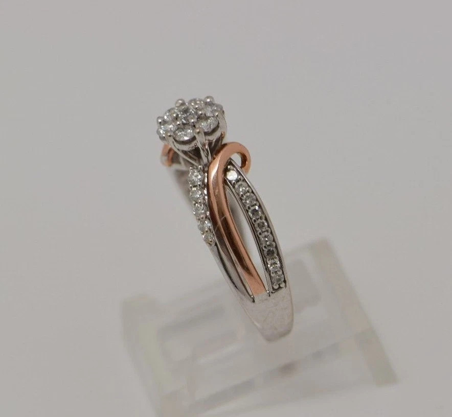 Zales flower diamond ring size 8