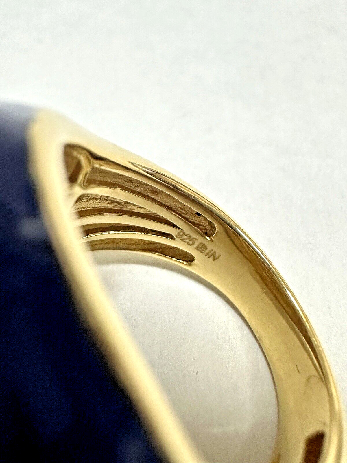 US Mercury Dime Coin Gold-Plated Sterling Silver Signet Ring Size 6, Mens Womens