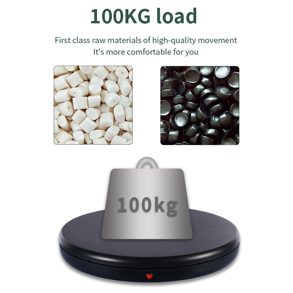 45CM/17.7in Motorized Rotating Display Stand Display Base 360°Rotatable Ele TWAV