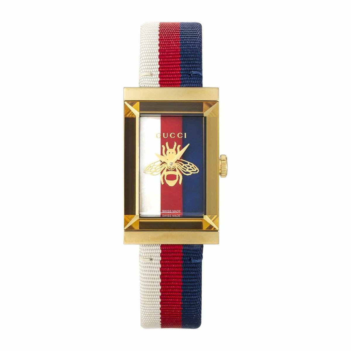 GUCCI YA147409A G-Frame Quartz Analog Multicolor