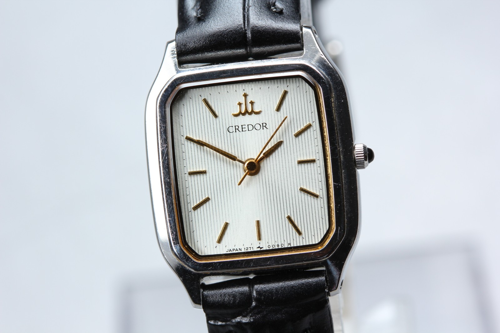 [Near MINT] SEIKO Credor 1271-5020 21mm Silver Dial Quartz Women’s Vintage Watch