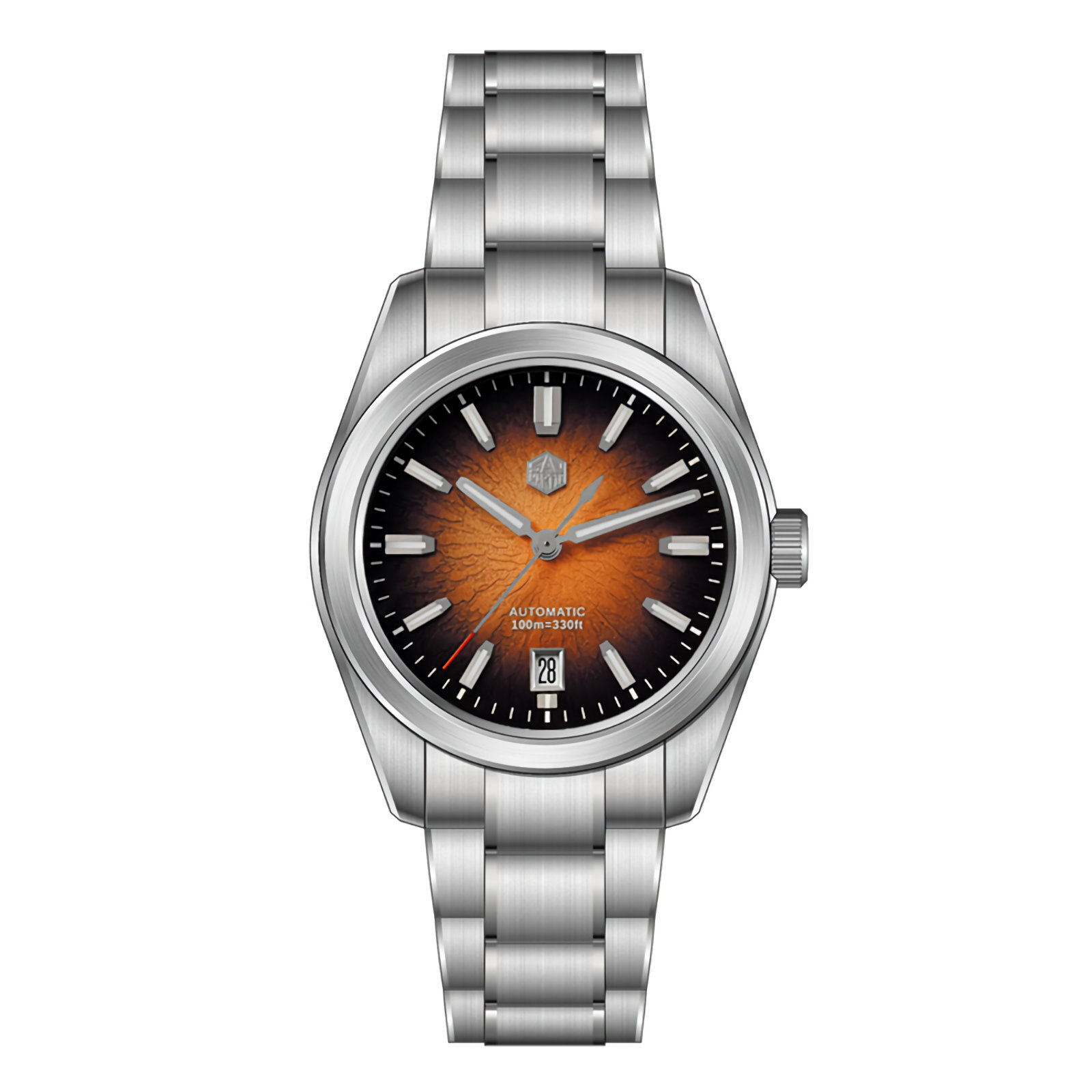 SAN MARTIN SN0144-GX Miyota 9015 JianZhan Chinese Style Enamel Dial 39mm Watch