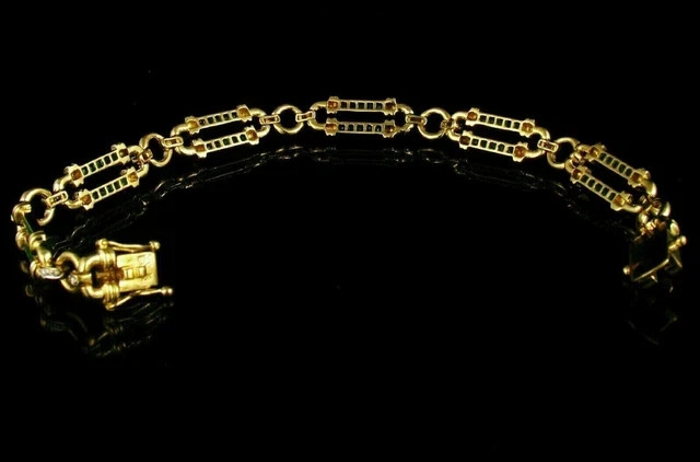 3.20Ct Princess Lab Created Green Emerald Tennis Bracelet 14K Yellow Gold Plated