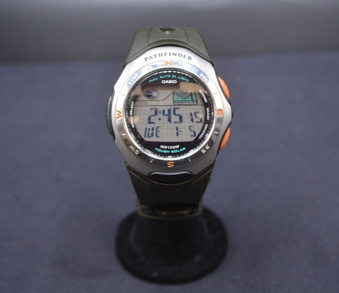 CASIO Pathfinder Tough Solar Men’s Watch PAS-201 *Pre-owned* FREE SHIPPING