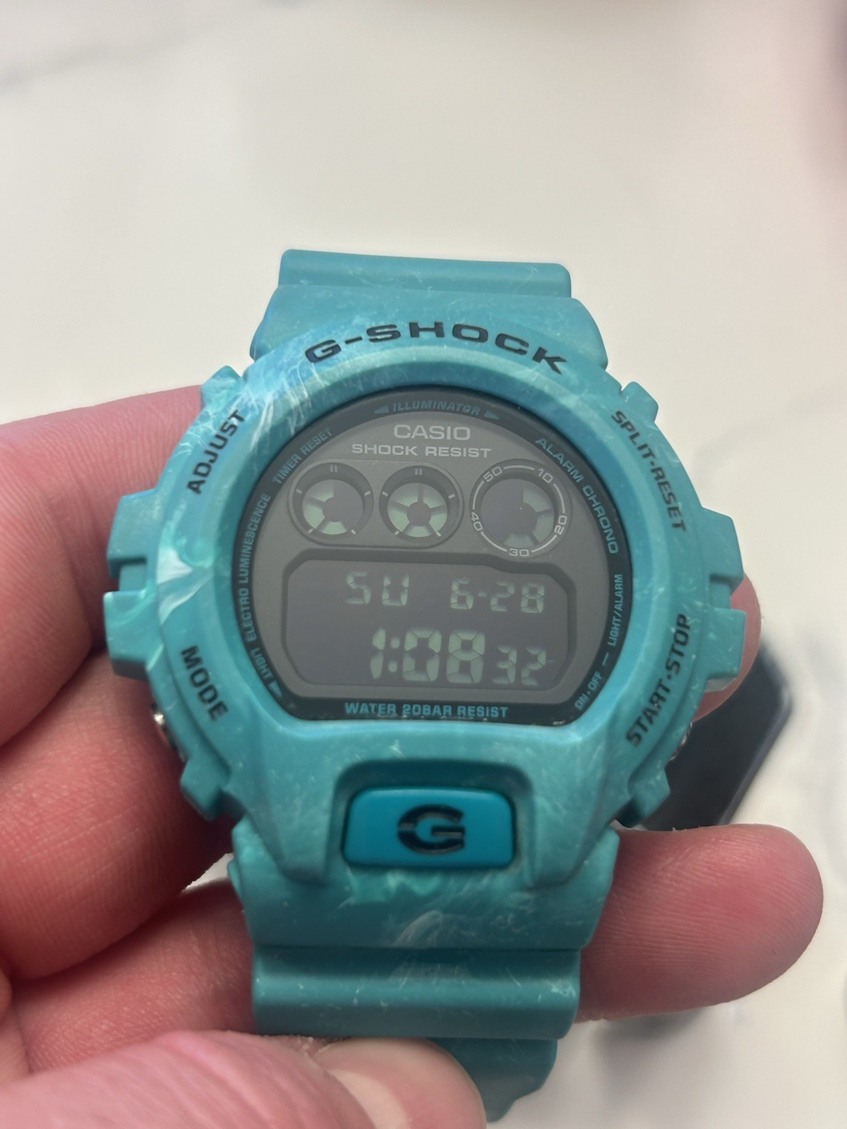 CASIO G-SHOCK DW-6900WS-2JF Ocean Wave Color Limited Model RARE, Tags, Complete