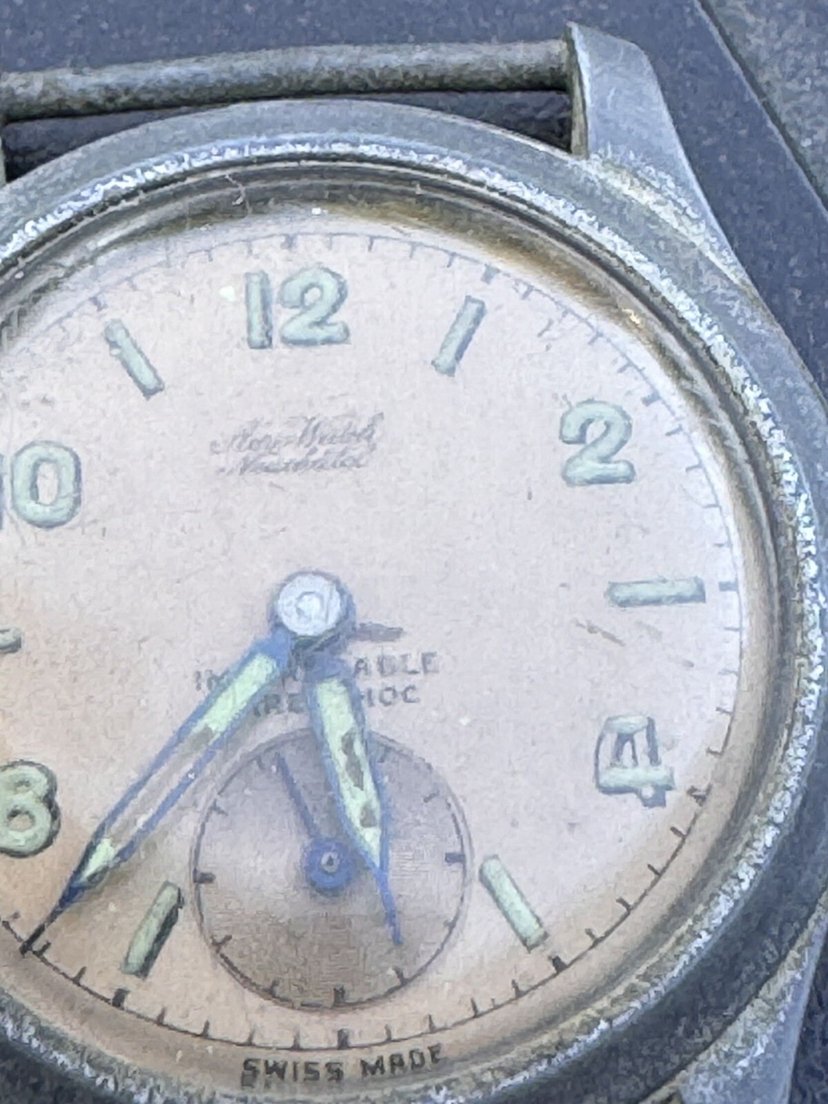 Vintage WATCH ACIER INOXYDABLE Swiss Made
