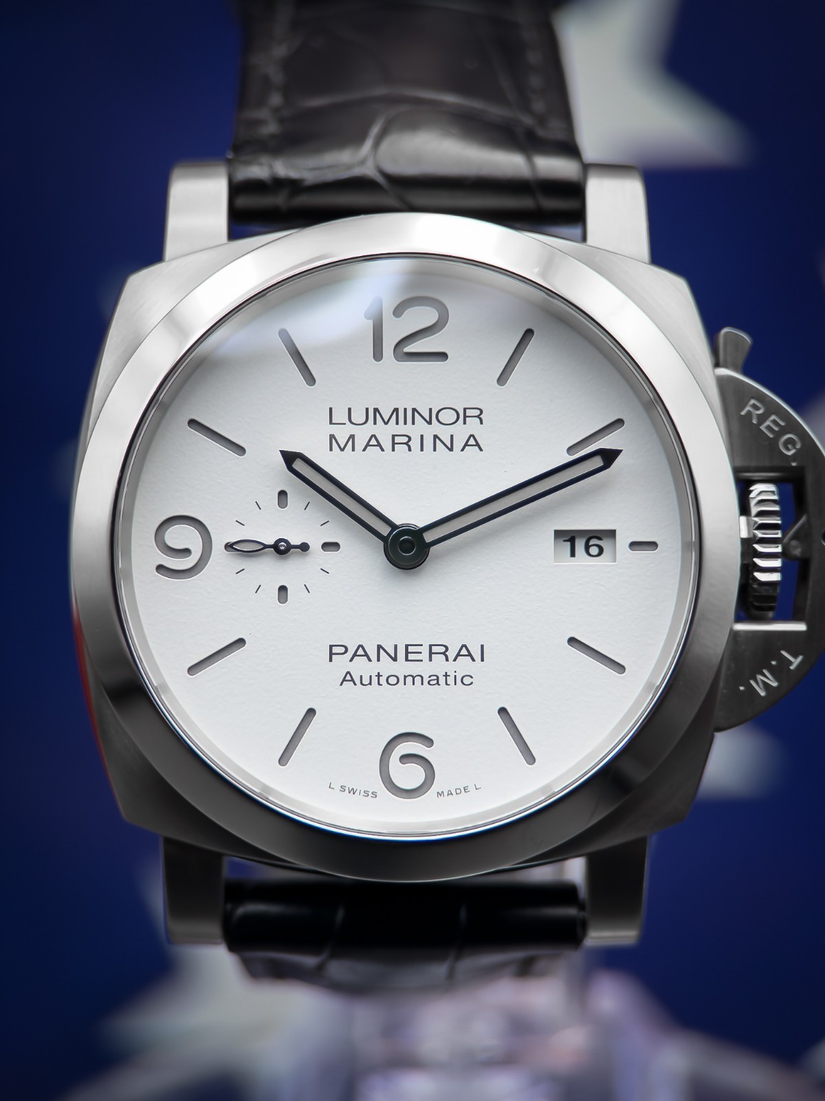 Panerai Luminor Marina PAM01314 White Dial 44mm Stainless Steel | Box and Papers