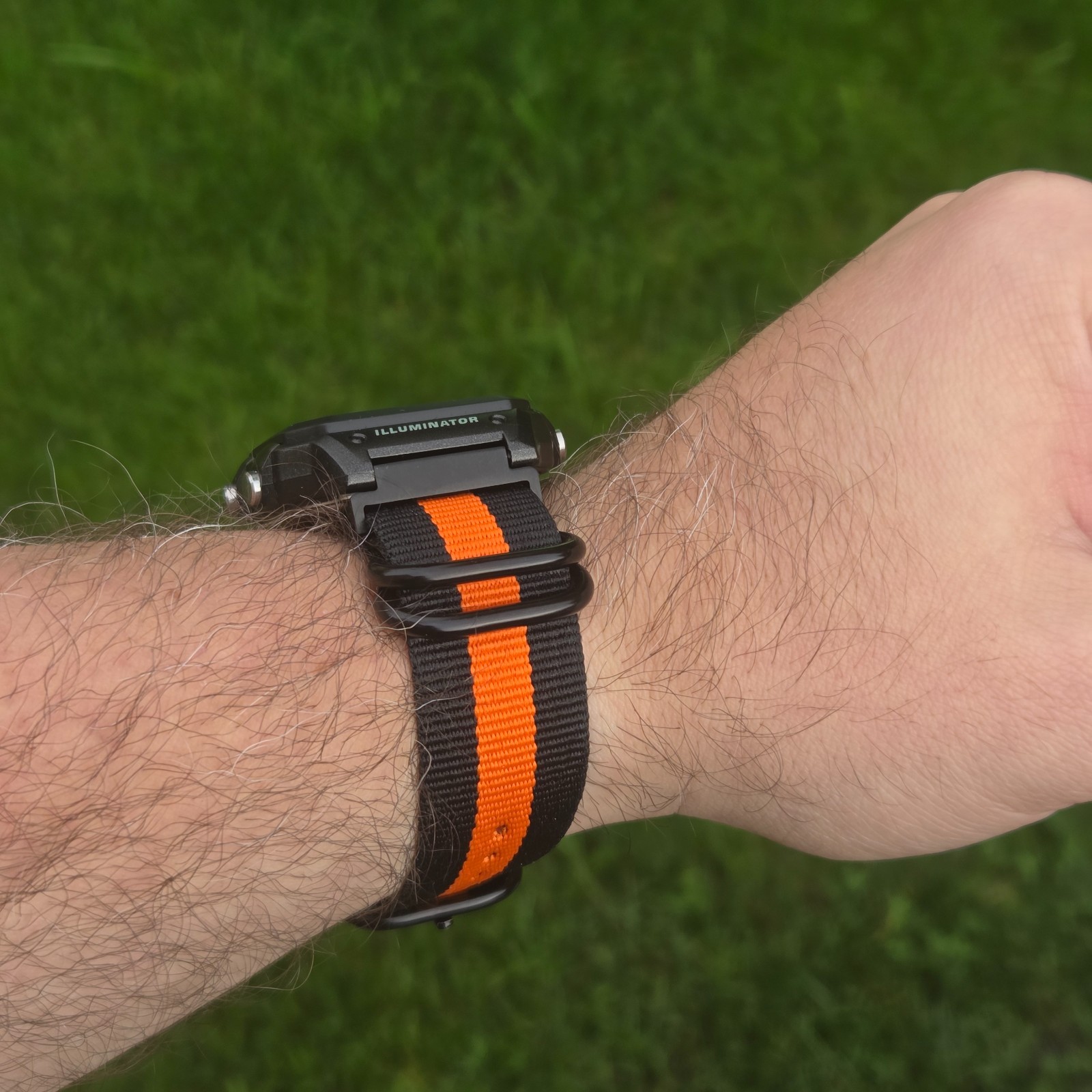 CASIO AE-1200WHD. Royale World Time Watch Mod. Orange Digits Negative. Hydromod.