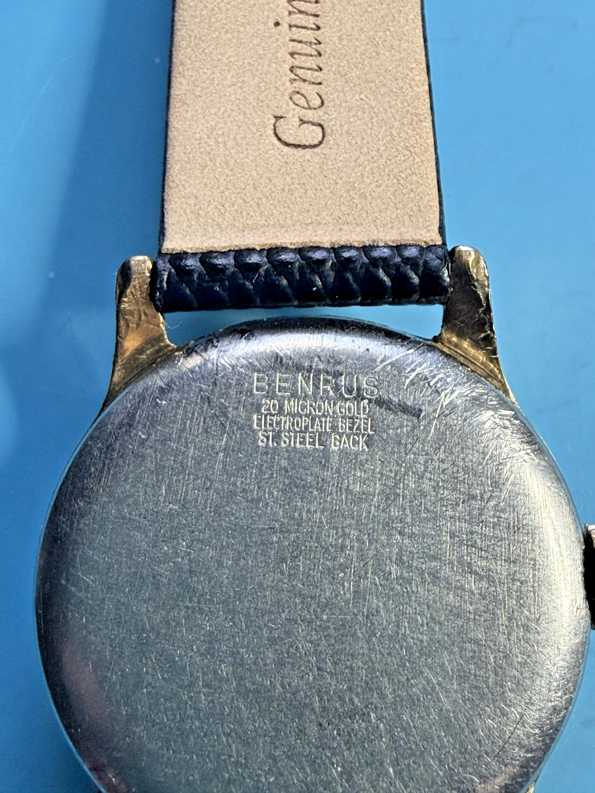 Vintage Benrus BB 14 Swiss 17J 20micron Gold Plated Manual Wind Watch – Runs