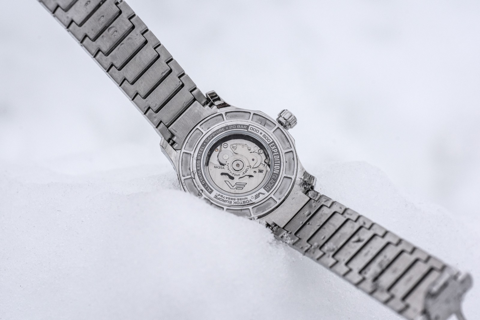 Vostok-Europe Expedition Glacier NH35-592A784 Automatic Sapphire LE 500