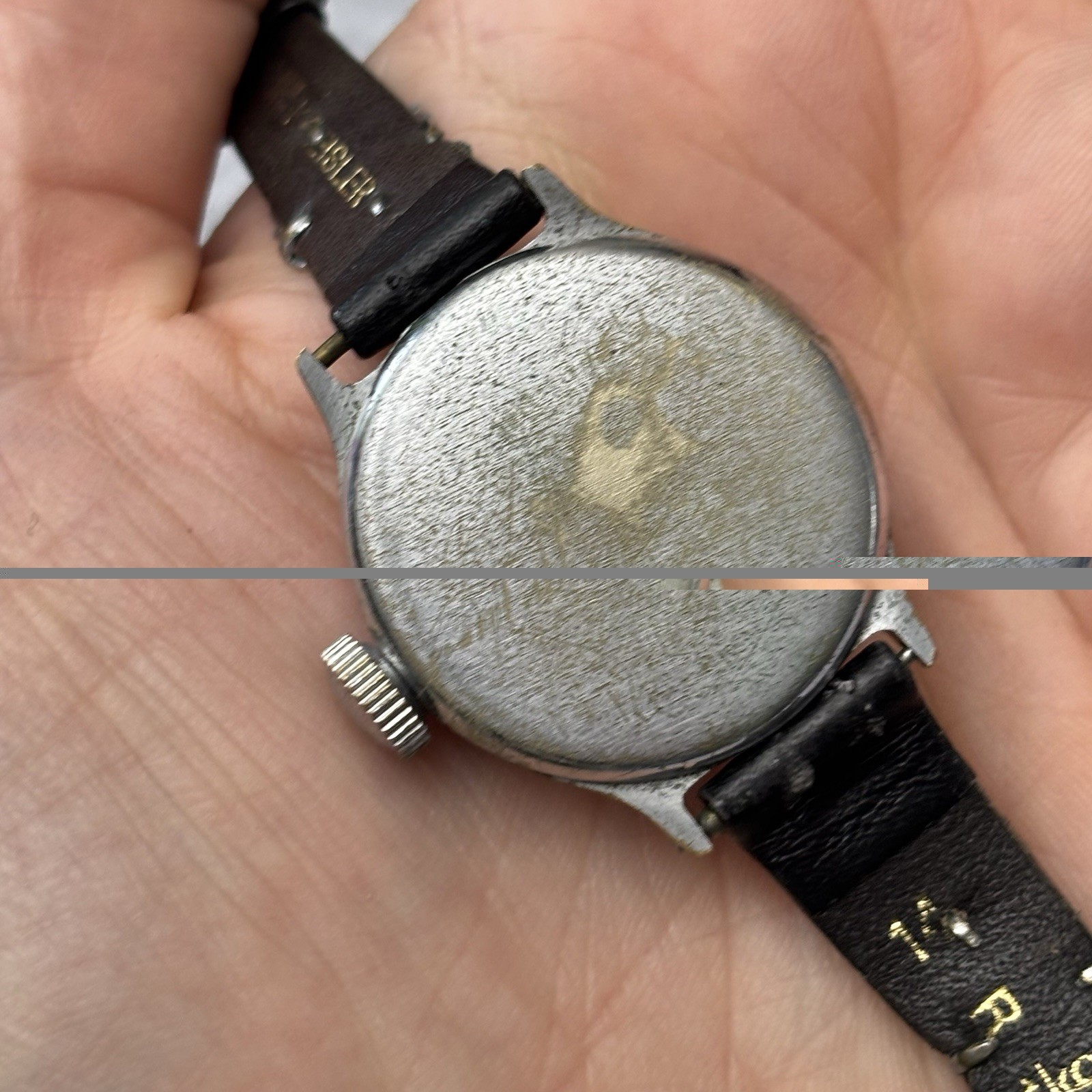 Broken Vintage Ingersoll Mickey Mouse 32mm Watch Mechanical 1930s – As Is