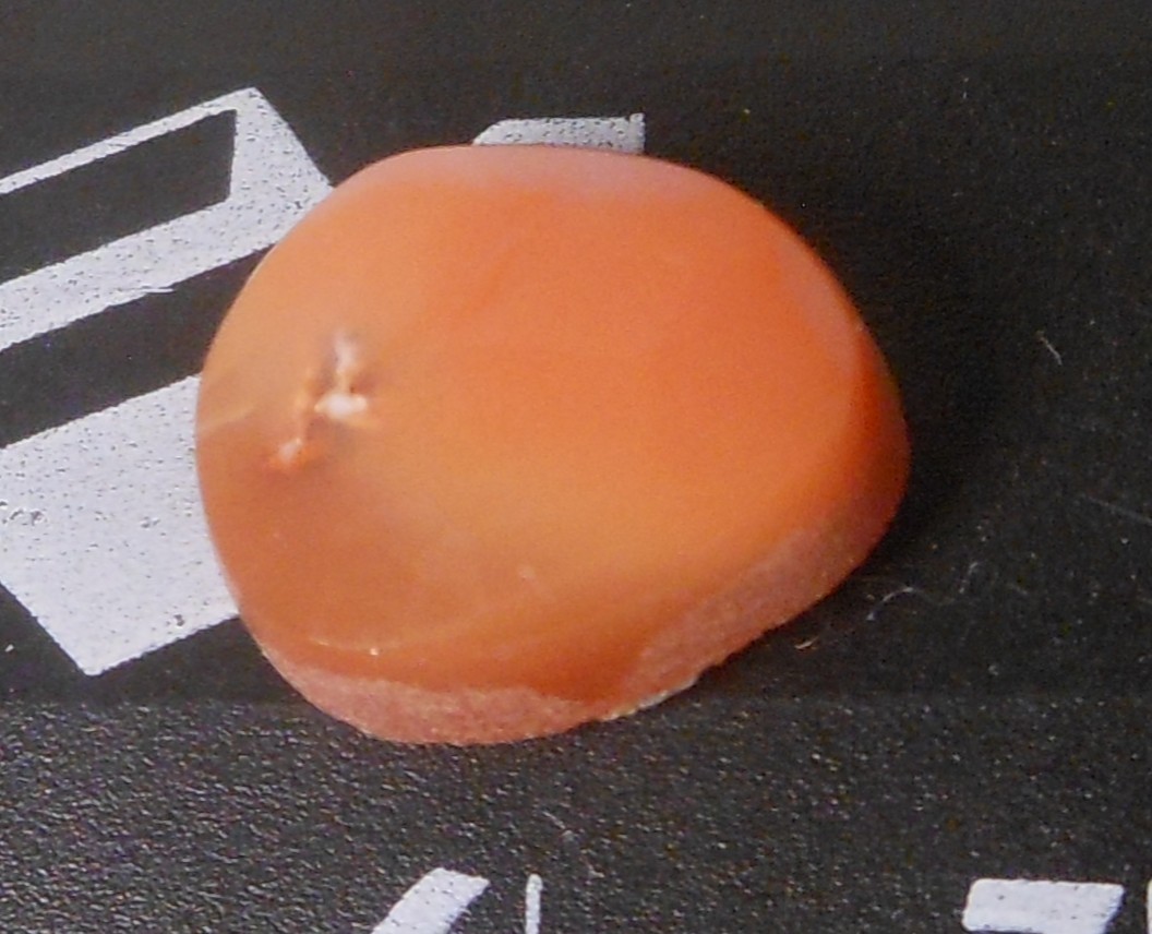 3.40ct Mexican Fire Opal Gemstone 11.7mm x10.2mm x 4.7mm Lovely Cabochon