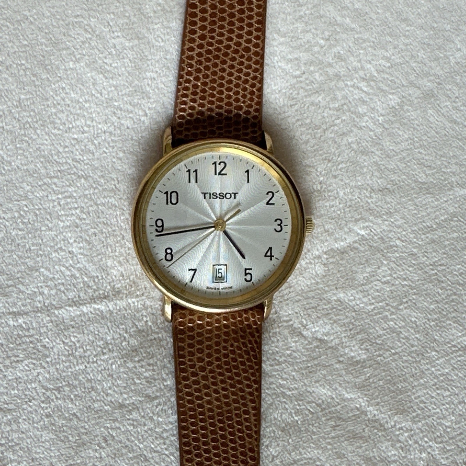 Tissot Womans T890K￼ Stainless Steel Water Resistant Mineral Glass Leather