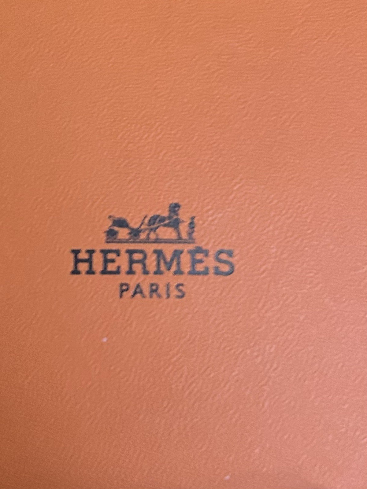 Hermes Signed Orange Enamel .75 In Wide Clic Clac H Bracelet Silver Palladium