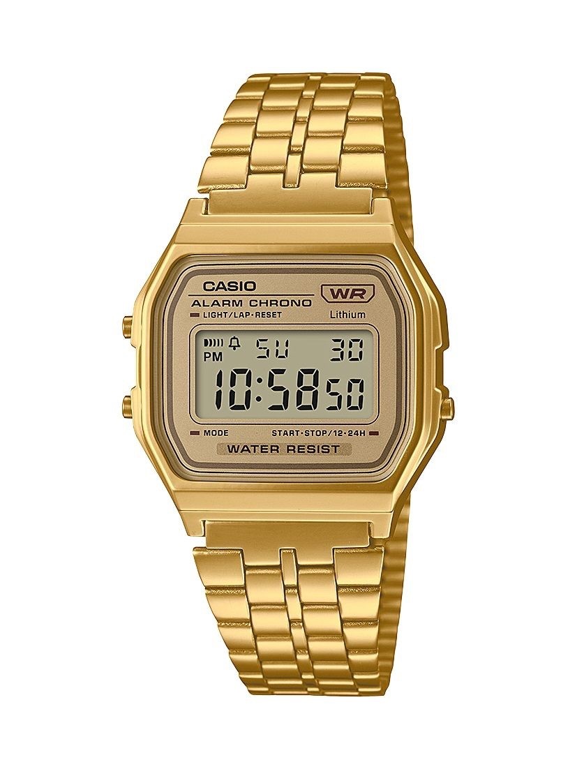 Casio Vintage Digital Quartz Watch Gold Black A158WETG-9AVT – NEW IN BOX