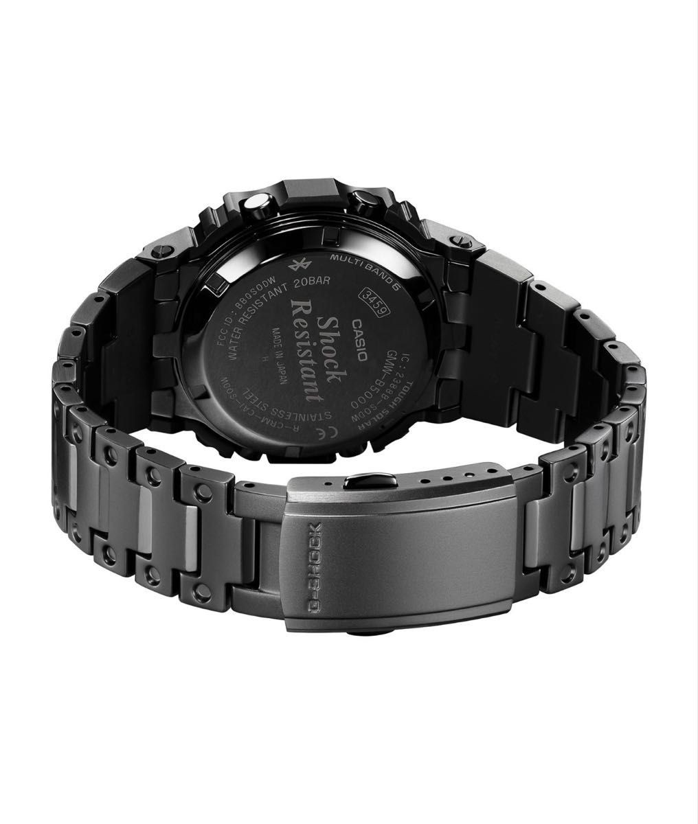 [B1P] CASIO G SHOCK GMW B5000MB 1JF Full Metal Black Solar Watch [m6z]