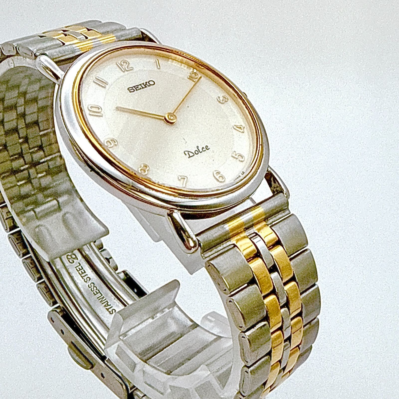Seiko Dolce B065 Quartz Wristwatch Used From Japan