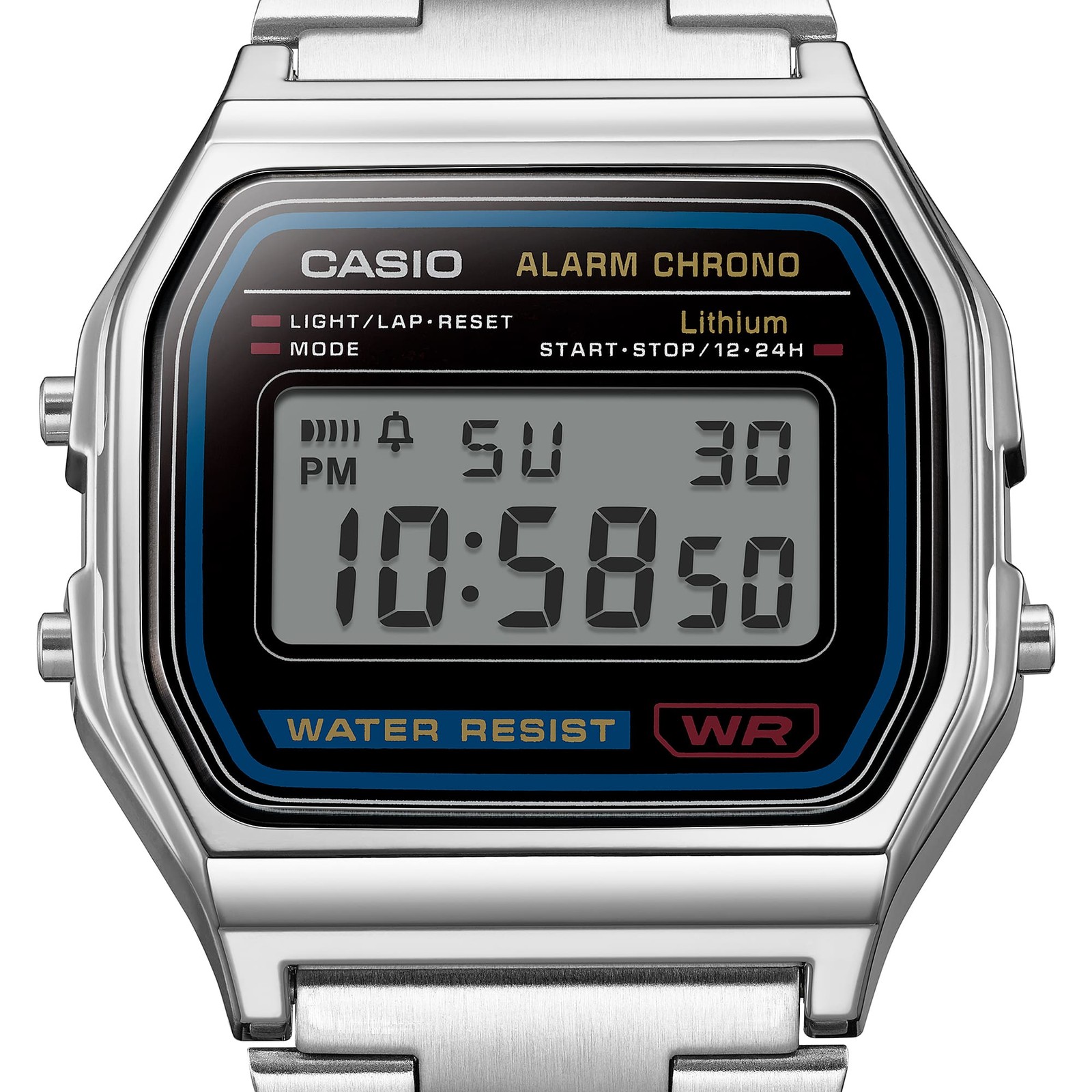 CASIO WATCH VINTAGE RETRO 80’s A158WA-1 A158 A158W A158WA WARANTY GENUINE