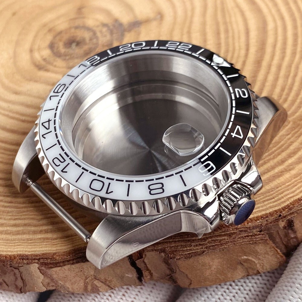 20ATM 40mm Diver Style Bezel Sapphire Glass Watch Case Fit NH34 NH35 NH36 NH38