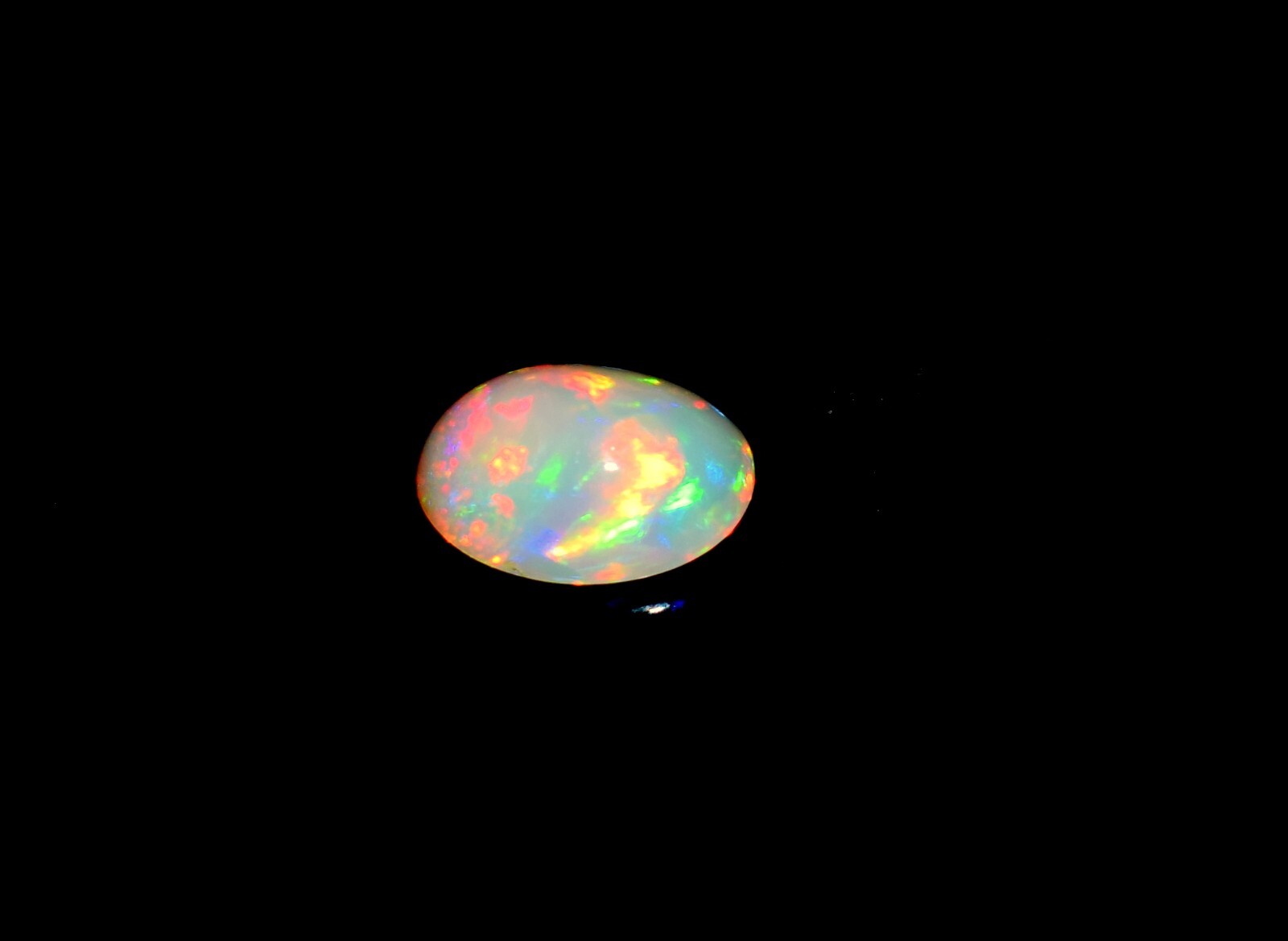 Ethiopian Opal Welo Fire Opal Cabochon 13×9.5×5.4 mm Loose Gemstone Gift F3372